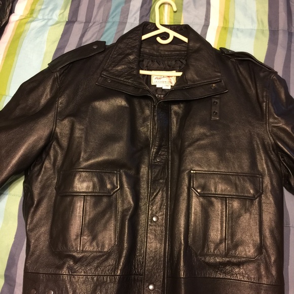 APPALACHAIN BY TAYLOR LEATHER POLICE STYLE JACKET - Picture 1 of 6